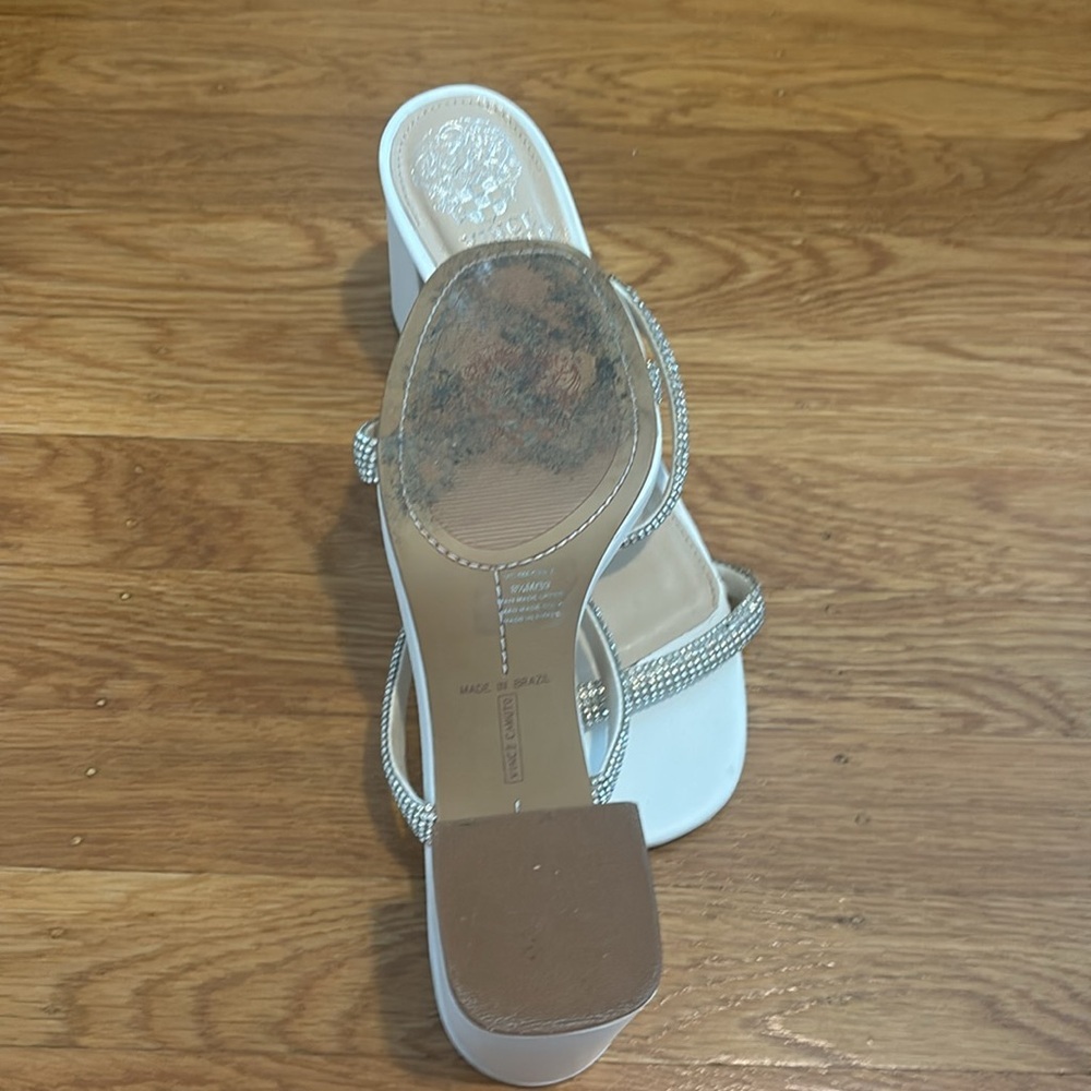 Vince camuto white block heel sandal - Picture 3 of 3